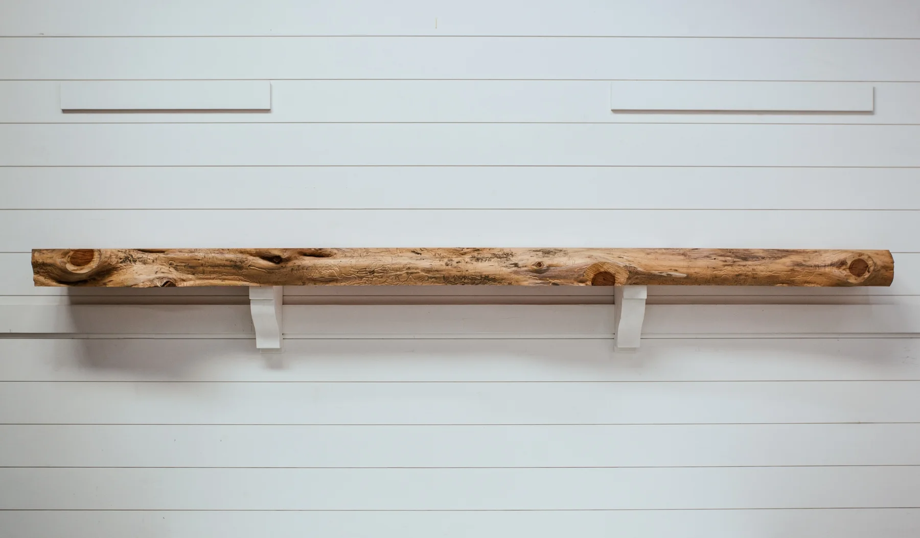 Live Edge Timber Mantel from Water's Edge Woods