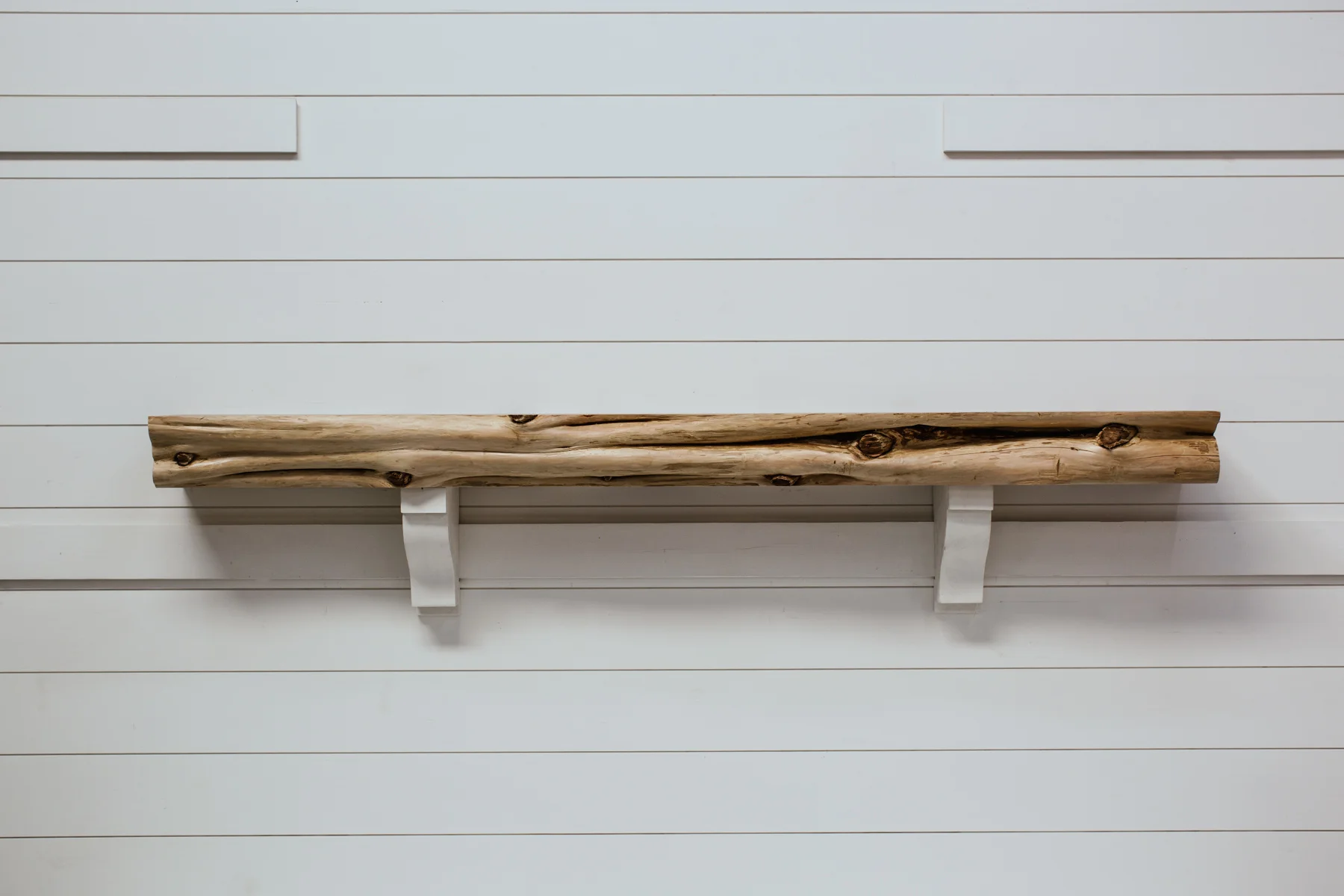 Bleached Live Edge Timber Mantel from Water's Edge Woods.jpg