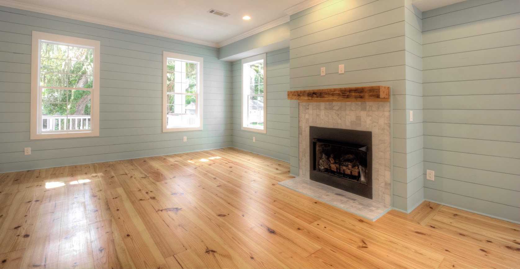 Wide Plank New Heart Pine Flooring