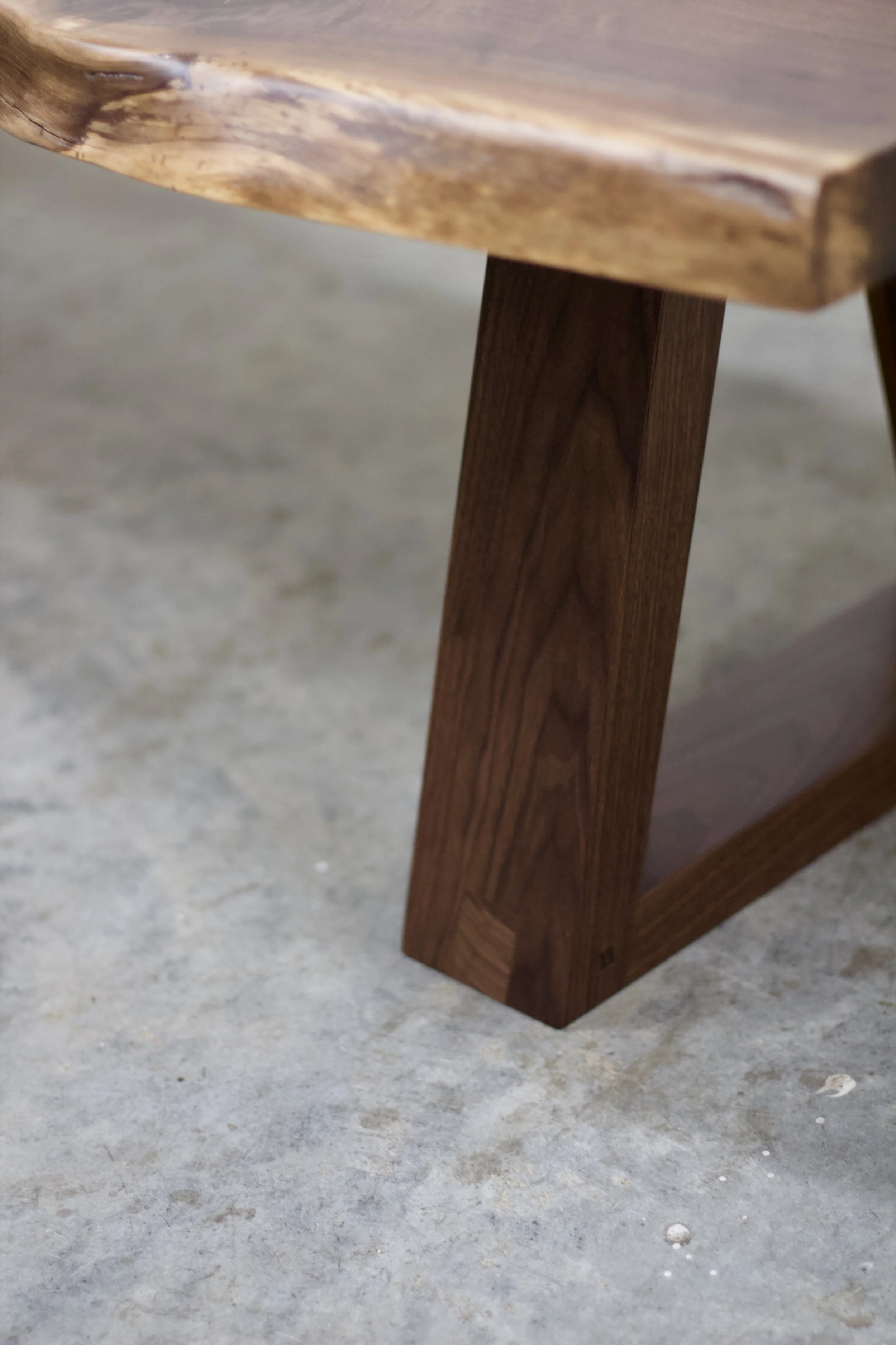 Live-edge Walnut Coffee Table