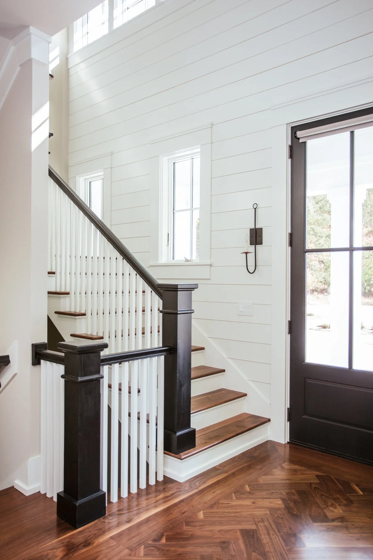 Black Walnut Flooring & Custom Stair Treads