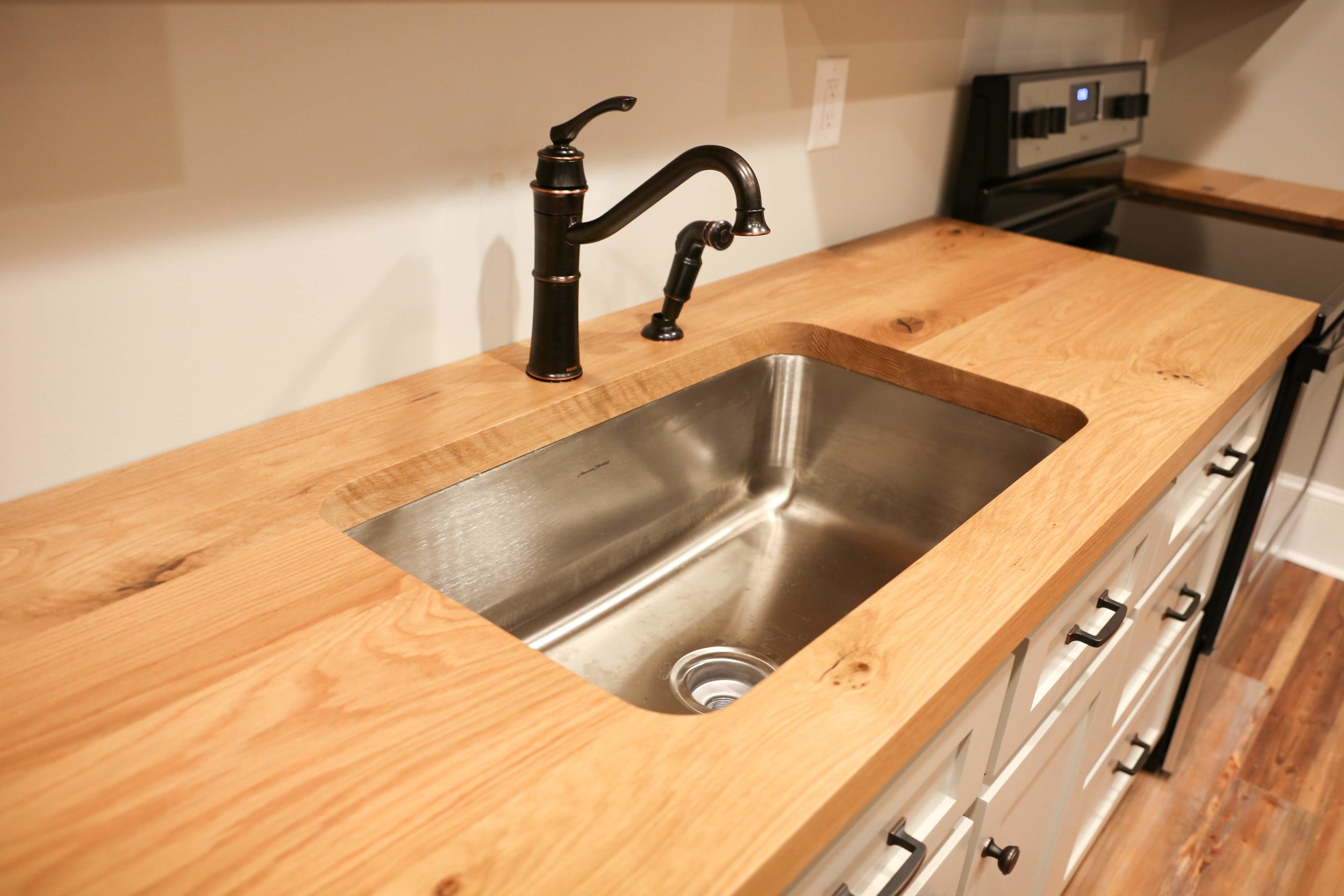 The Truth On Sinks Wood Countertops Water S Edge Woods