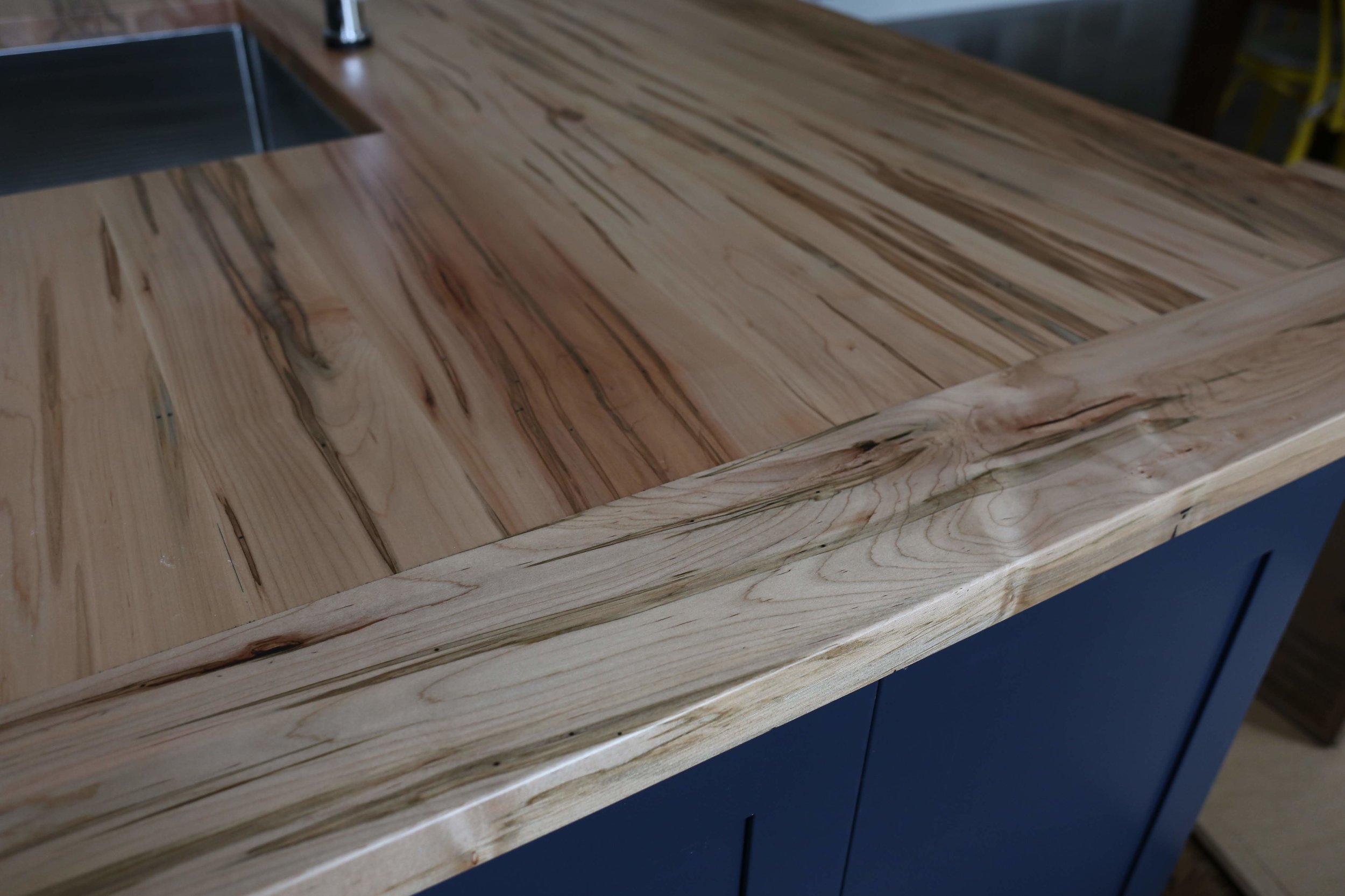 Ambrosia Maple with Conversion Varnish and Breadboard Ends