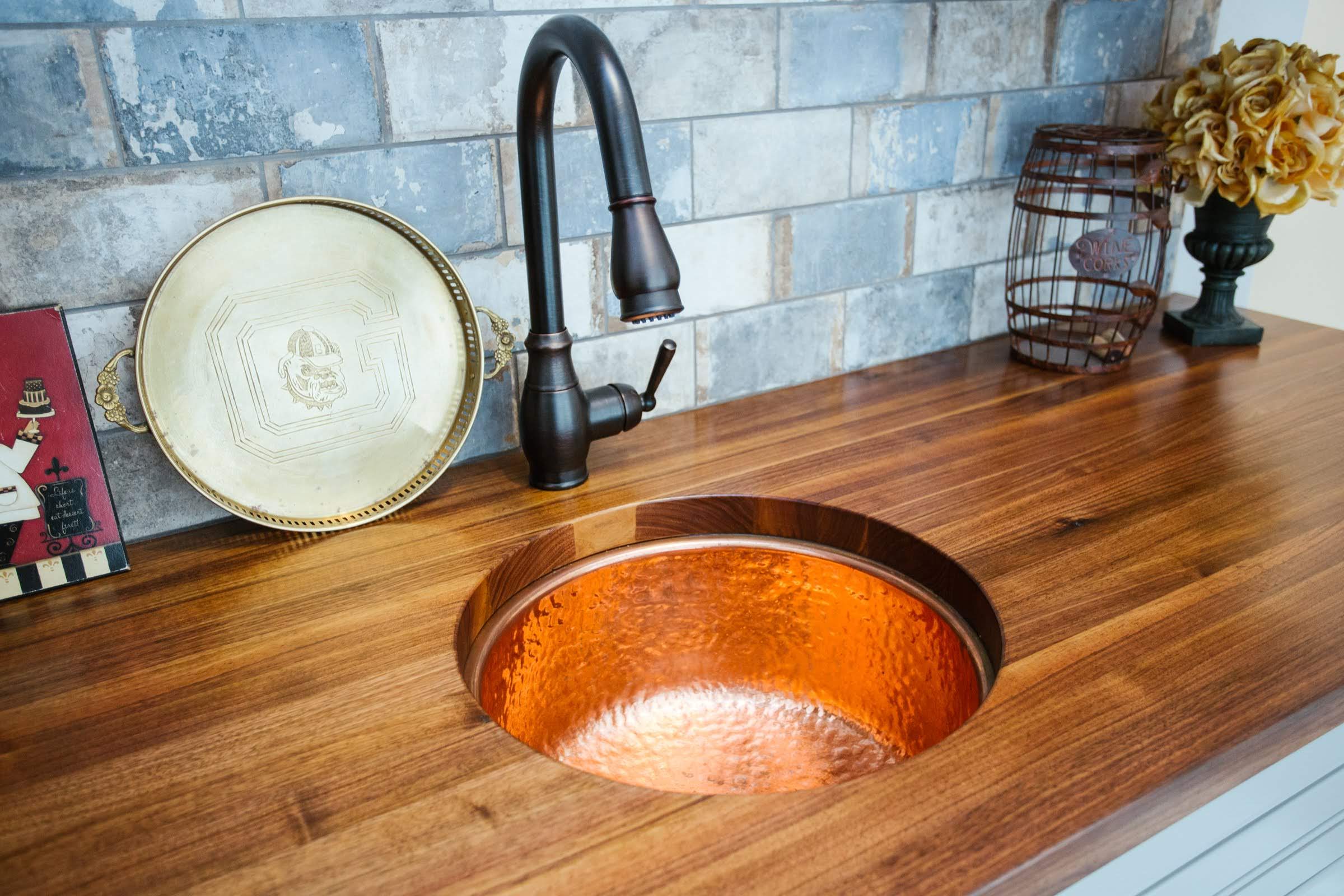 Edge Grain Black Walnut with Conversion Varnish