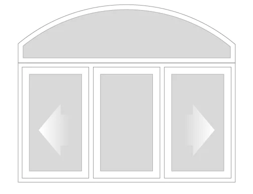 Twin Casement with Twin Transom
