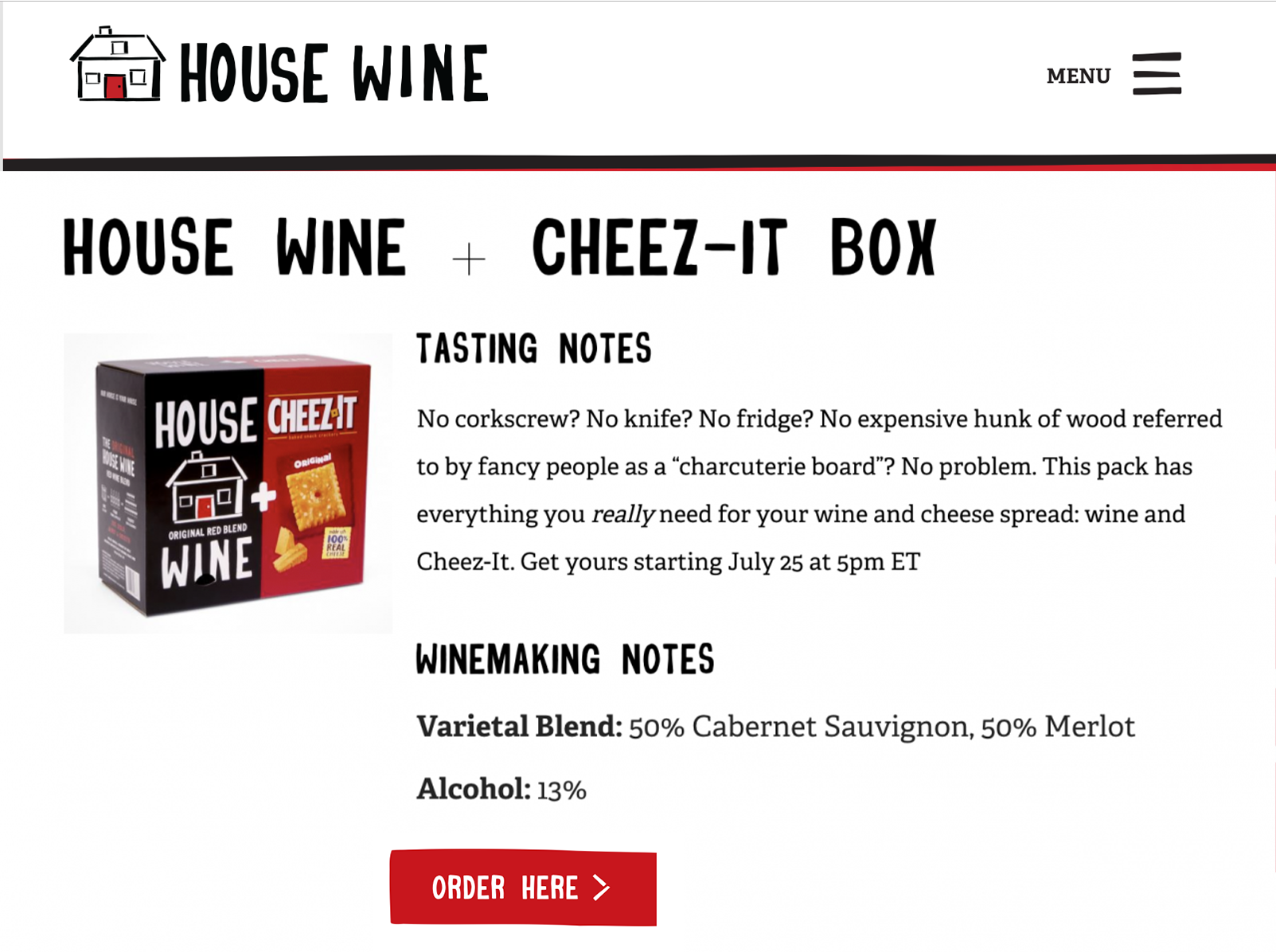 Cheez It Get Your Own Box