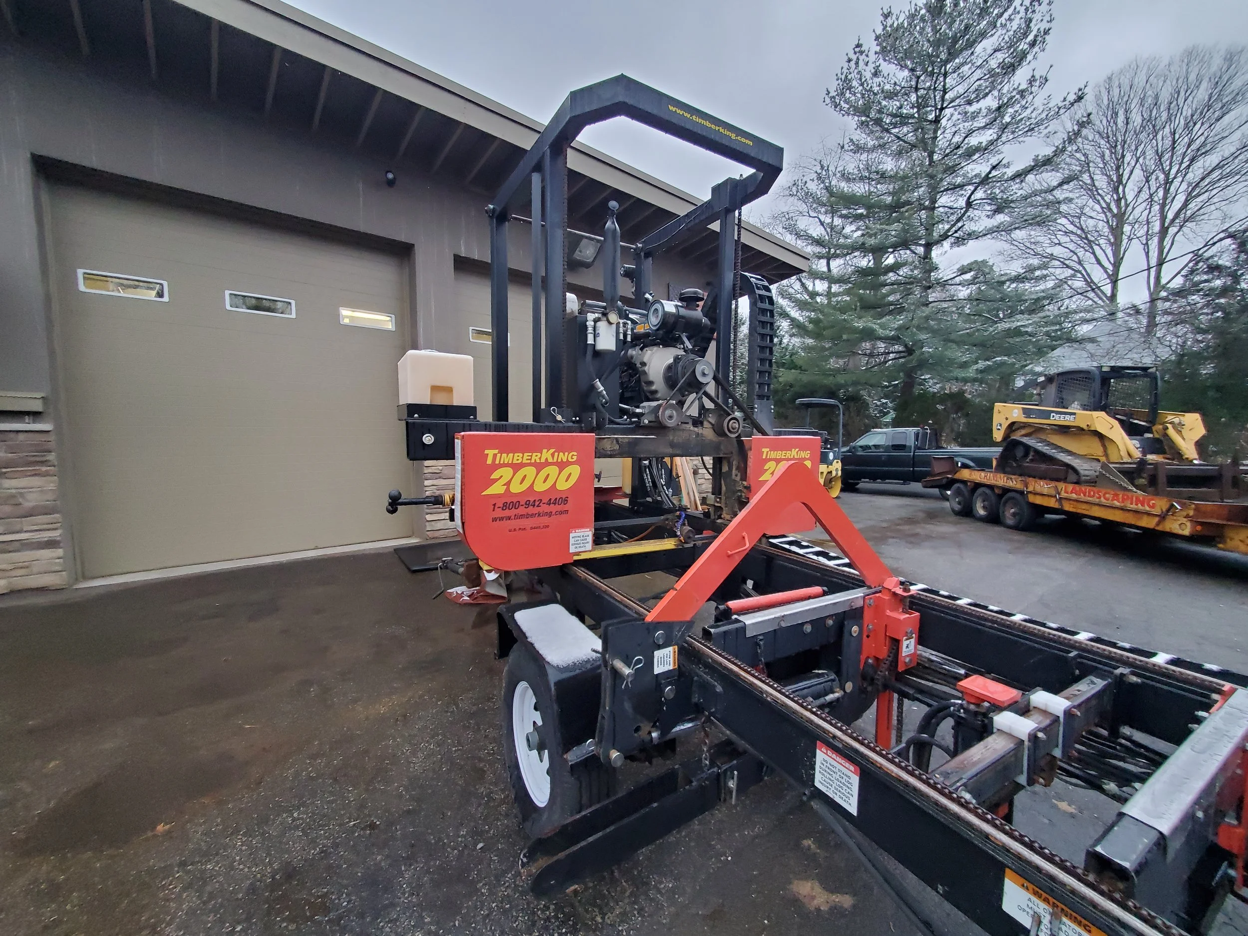 Trailer Mounted Sawmill- Click on the video to see it in action!