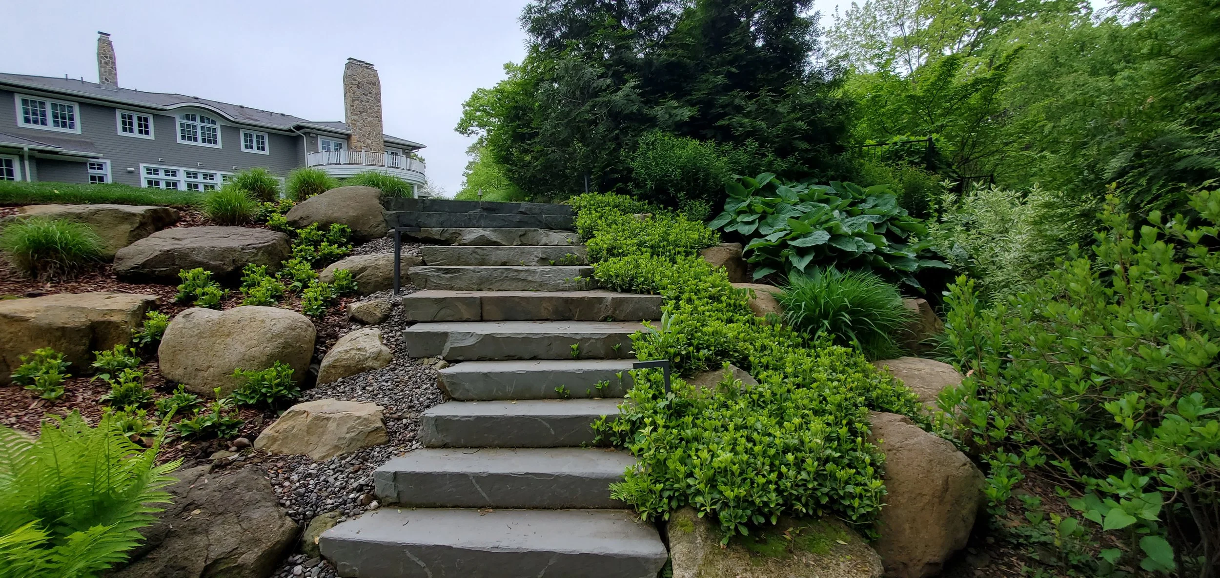 Slab Stone Steps