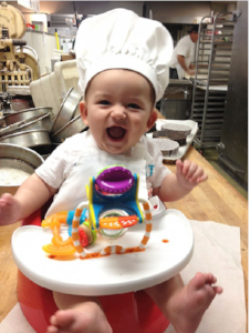 Grandson Michael Ryan at VG Donut & Bakery -- 2014