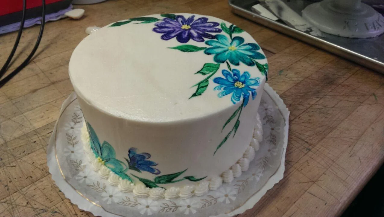 FL-143 Painted Floral Blues