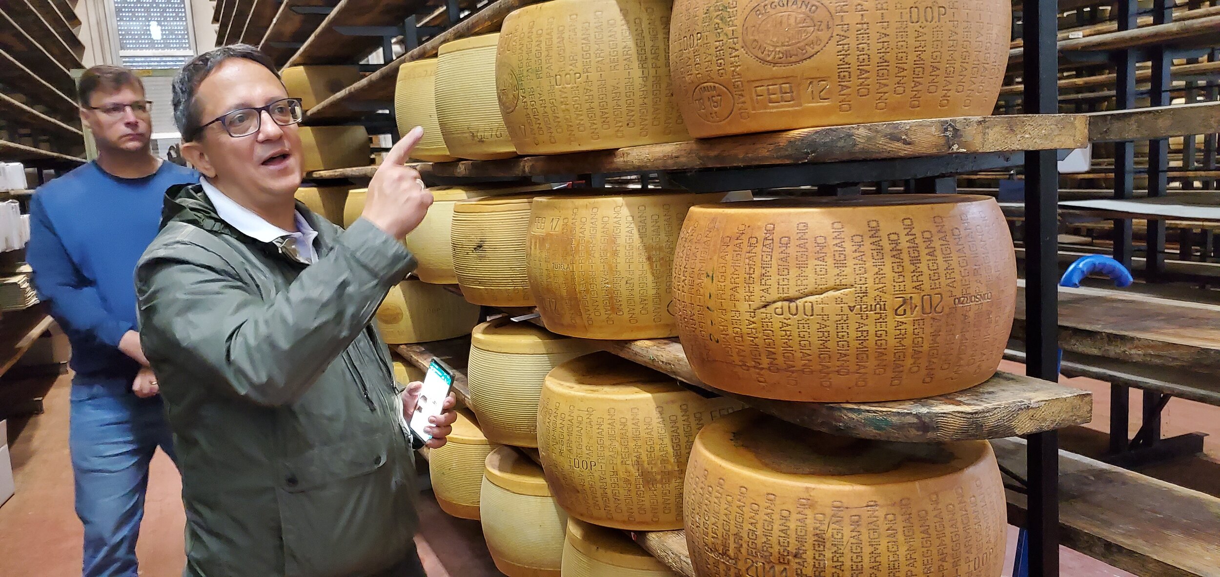 Parmigiano Reggiano at a small farm outside of Bologna