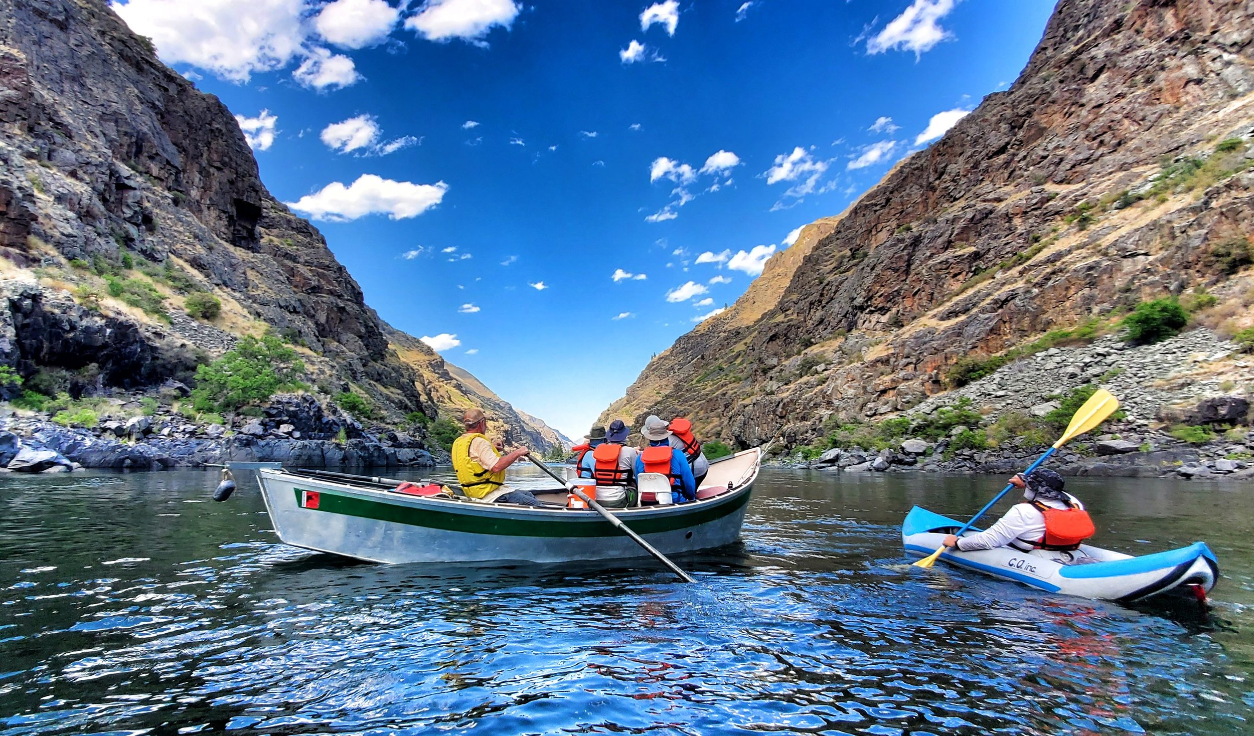 Floating the Snake River with Chef Gill from RIngside