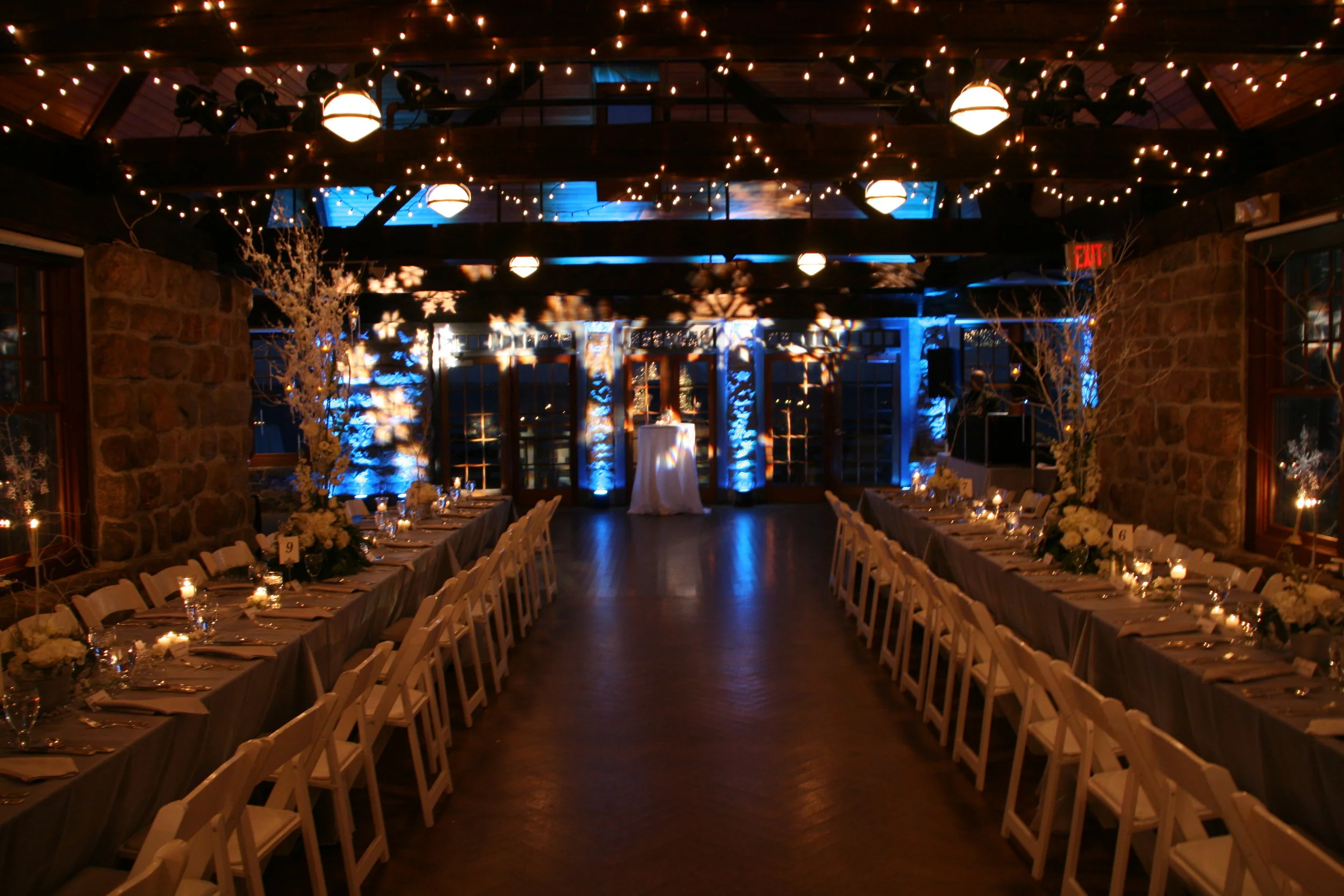 Towers BLue Snowflakes.JPG