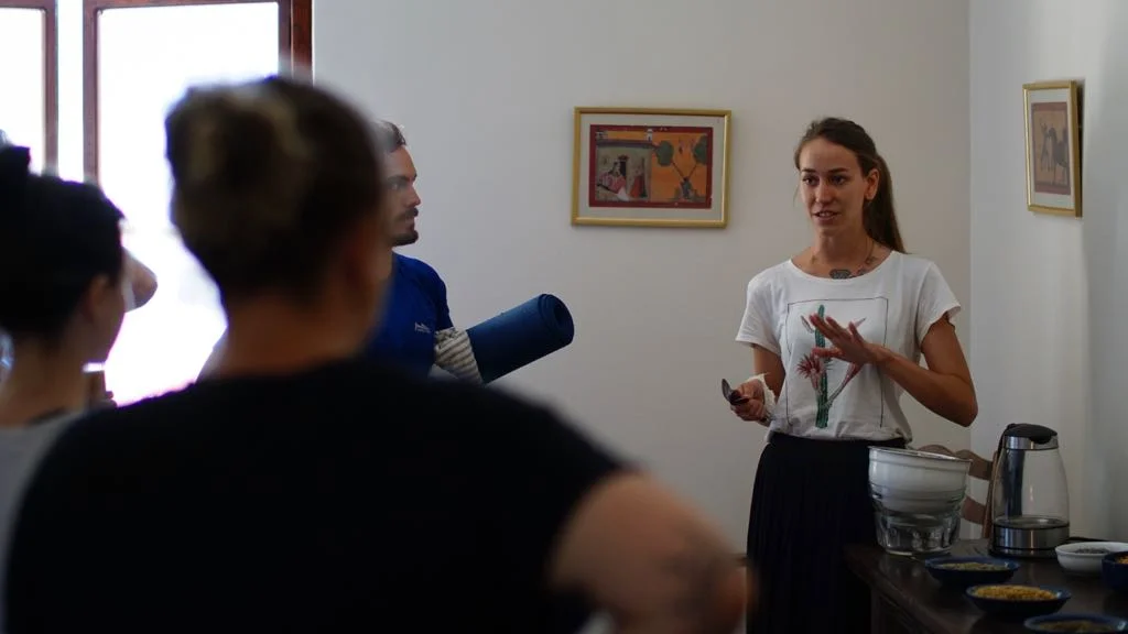 Ecologic's Mika du Toit discussing steaming as a a mindful moment