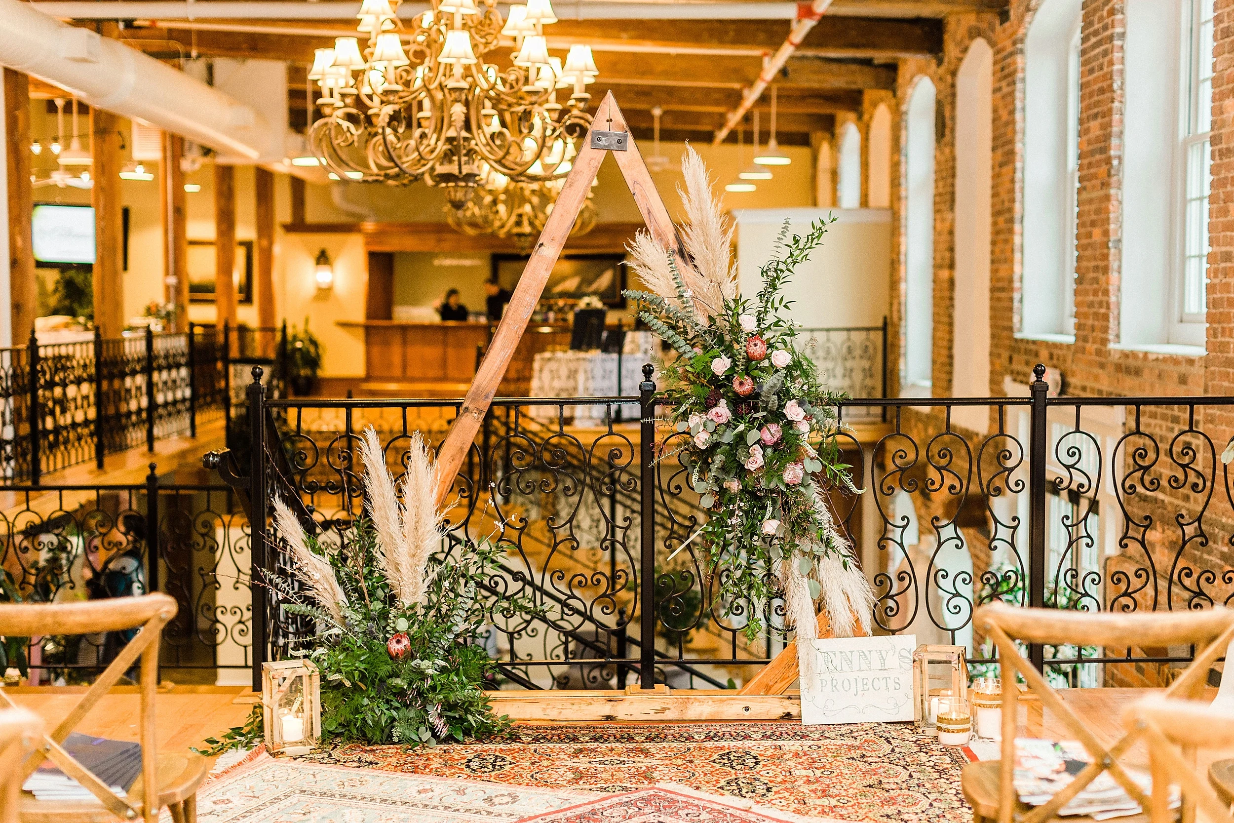   Photo by Annie Timmons Photography, Flowers by Jenny’s Projects, Planning by Events by Summer Joy, Rentals by The Prettiest Pieces  
