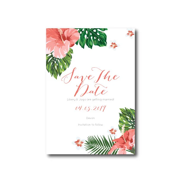 Hawaiian Tropical Save The Date - A6