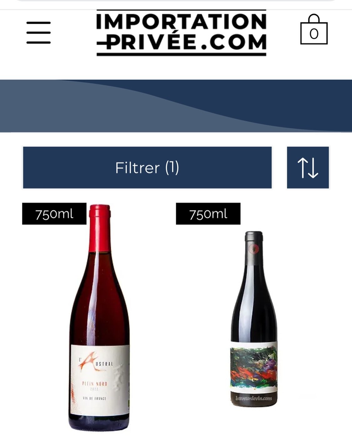 Dispo sur la boutique en ligne :
Plein Nord&rsquo;22 @laustral_wines 
Une cuv&eacute;e 100% Grolleau gris,  un canon frais, vivifiant et avec une belle buvabilit&eacute;.
Cinsault&rsquo;22 @domaine_inebriati 
Vieilles vignes de Cinsault vinifi&eacute