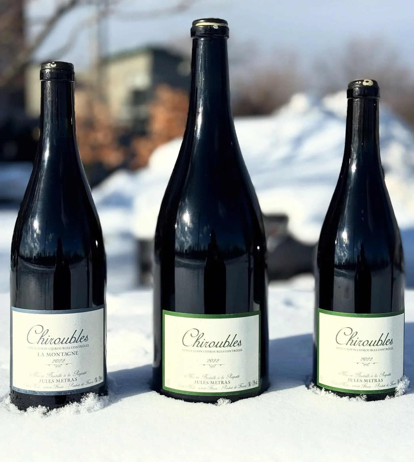 JULES METRAS
Les canons de Jules M&eacute;tras sont arriv&eacute;s au Qu&eacute;bec !
Un arrivage collector, ce sont les derniers Chiroubles VV et La Montagne.
Eh oui ! Yvon passe le flambeau et Jules reprend d&eacute;sormais les vignes de son p&egra