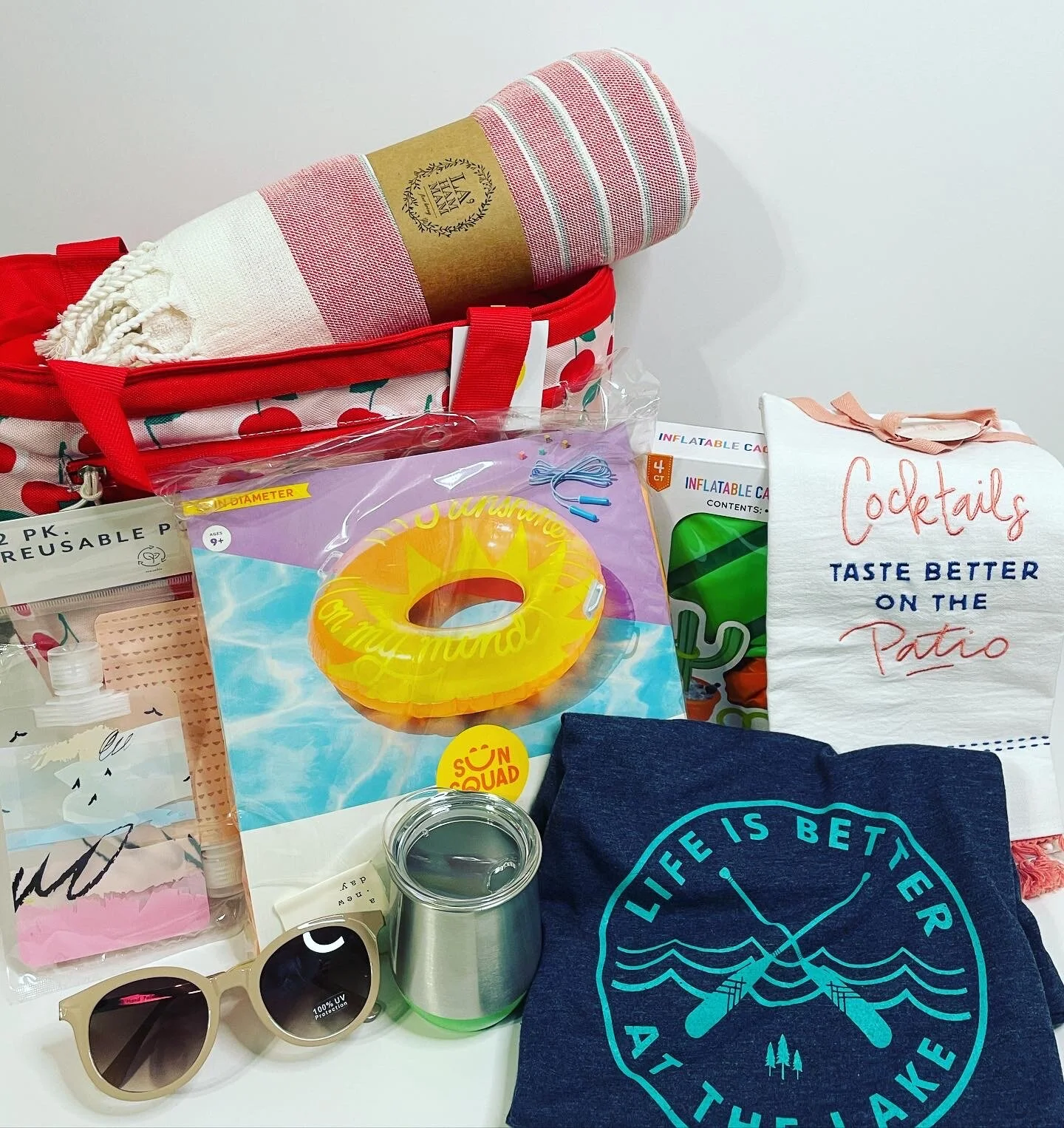 A Day at the Pool/Lake Gift Basket Cherries — The Medieval Garden