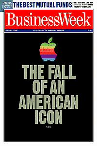 1996 cover of Newsweek, lamenting Apple’s “sad decline”