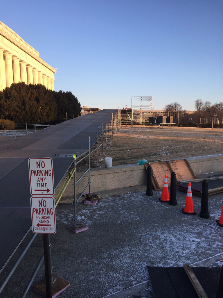 58th Presidential Inauguration 160 x 12 access ramp