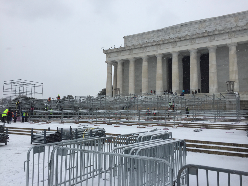 58th Presidential Inauguration Welcome Concert -Lincoln Memorial - Structure design - production management - site coordination