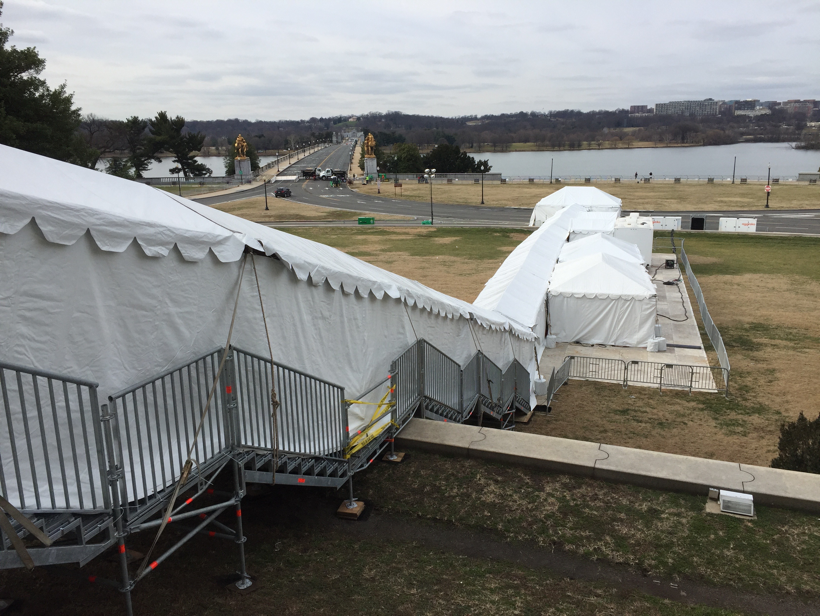 Enclosed Rear VIP Access stairs