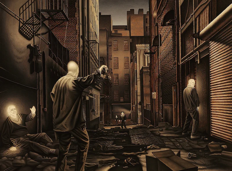 GLOW OF THE SPIRIT - OIL ON CANVAS 46.5 X 63.5CLICK HERE FOR CLOSE-UP