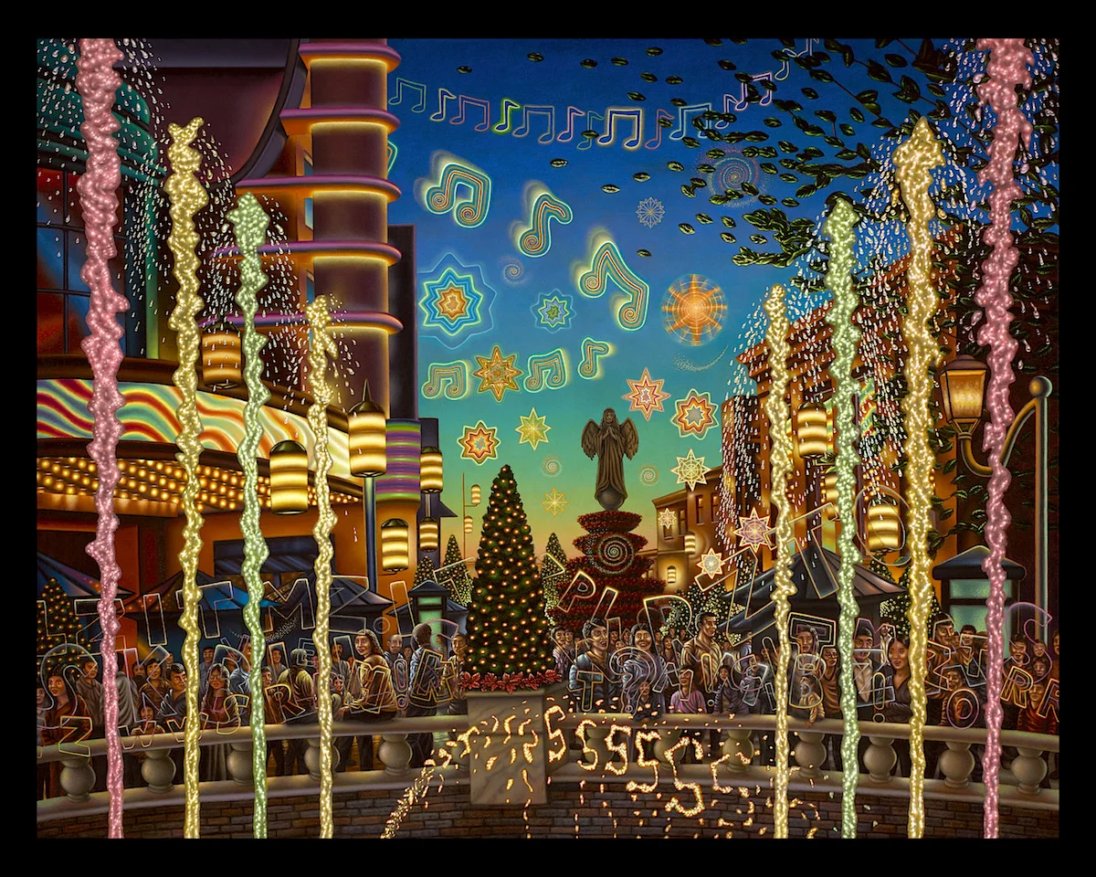 Now Is The Present - Oil on canvas 41 x 52 inches