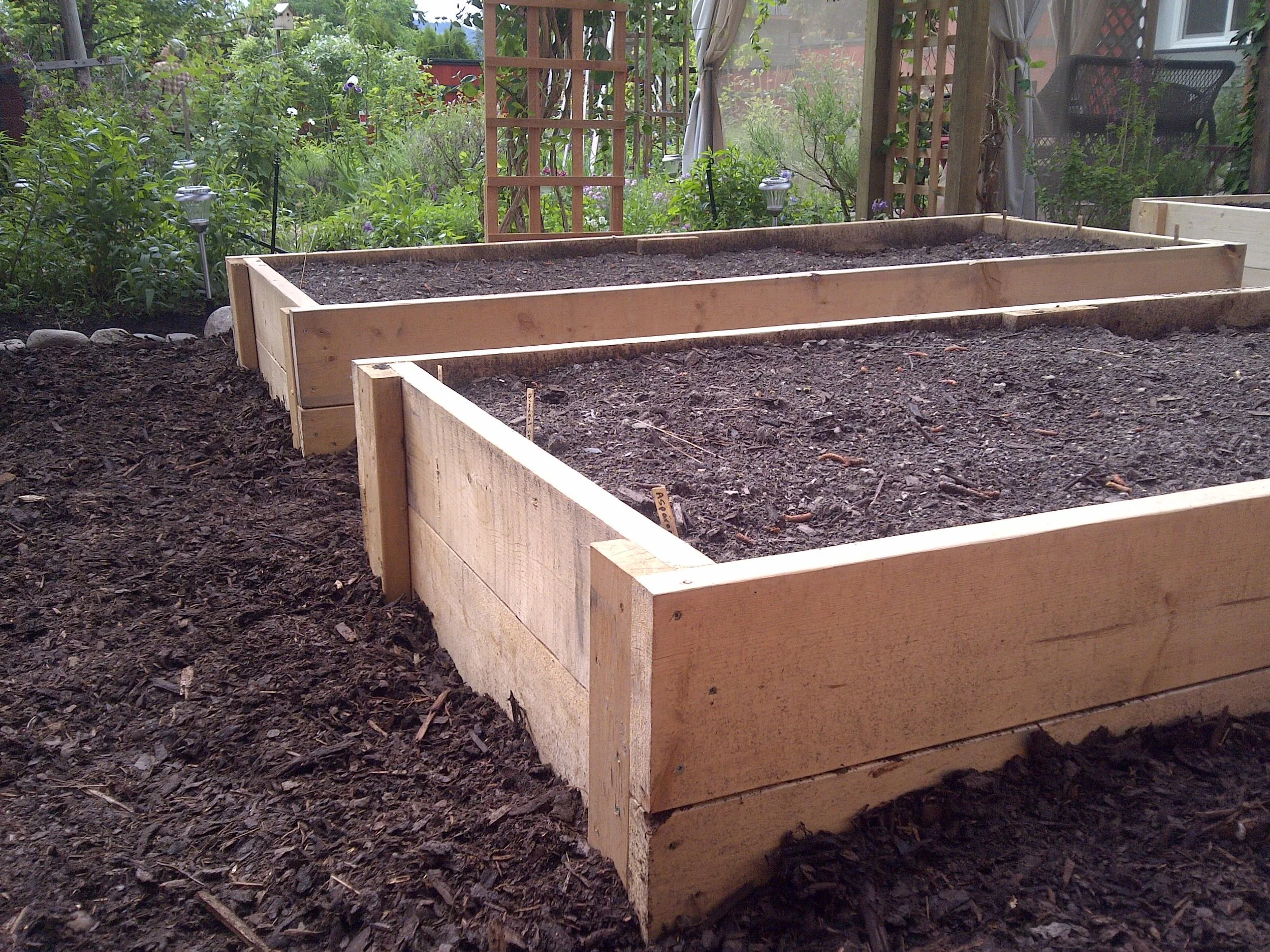 Raised Garden Bed Installation