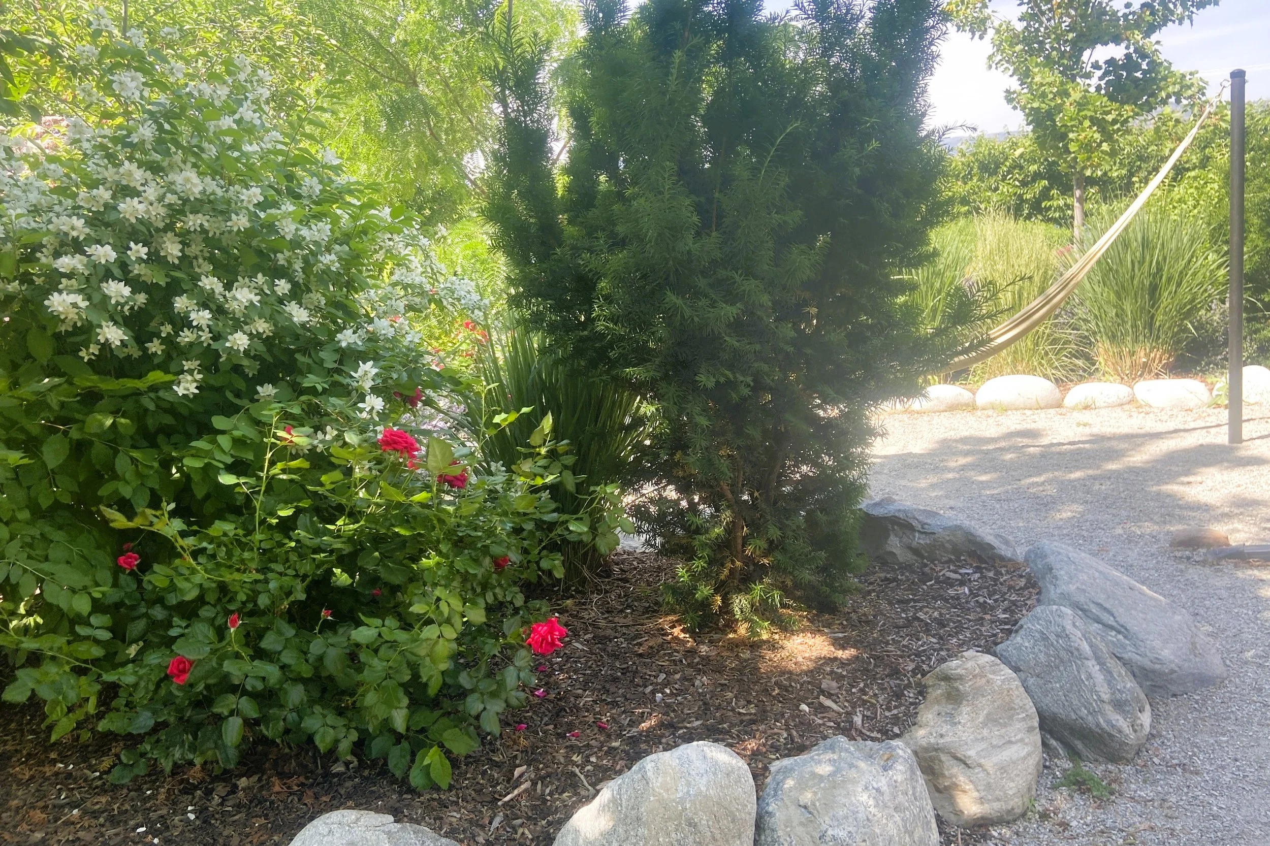 Tucked away rest space