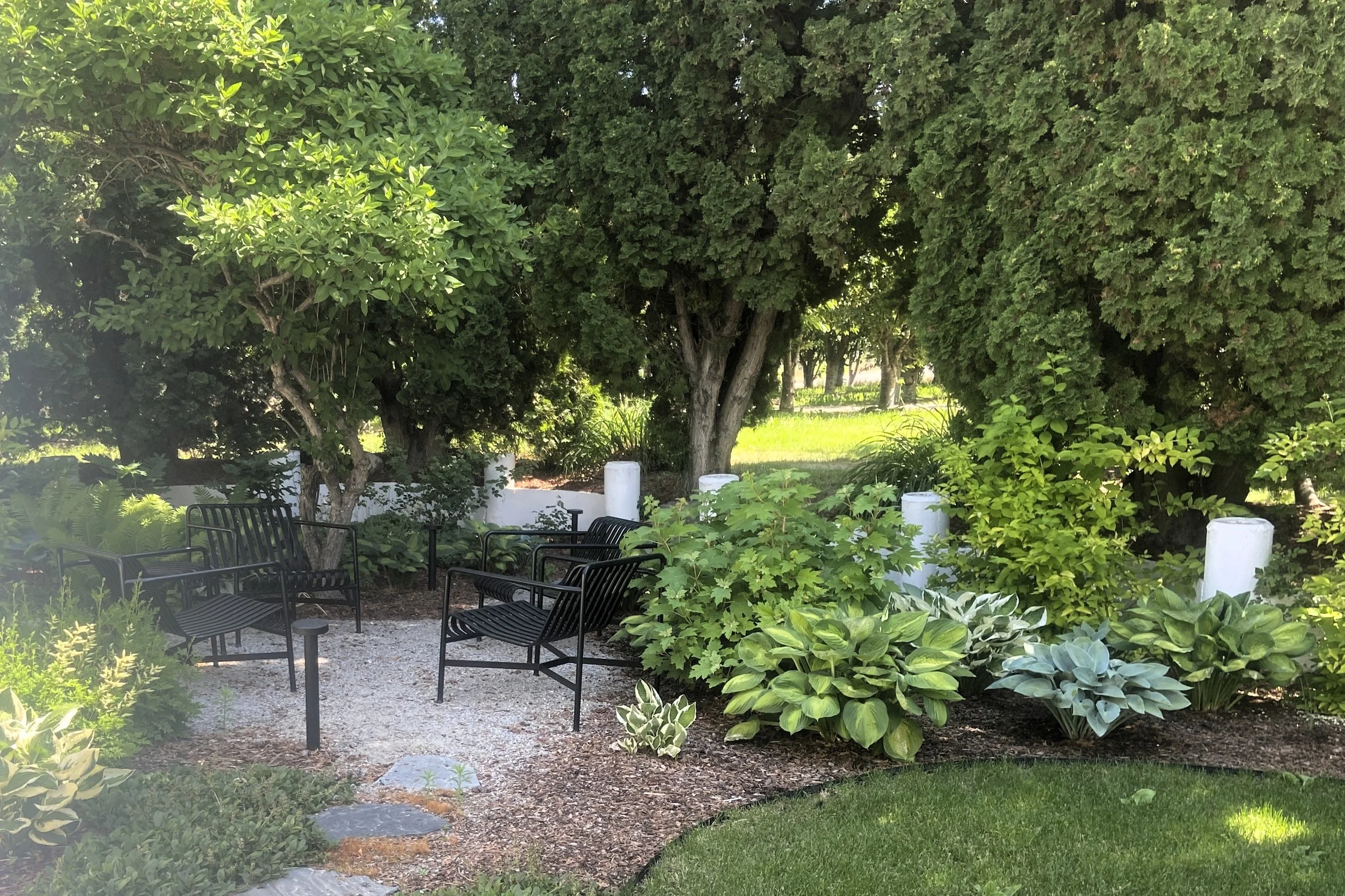 Shaded relaxing space