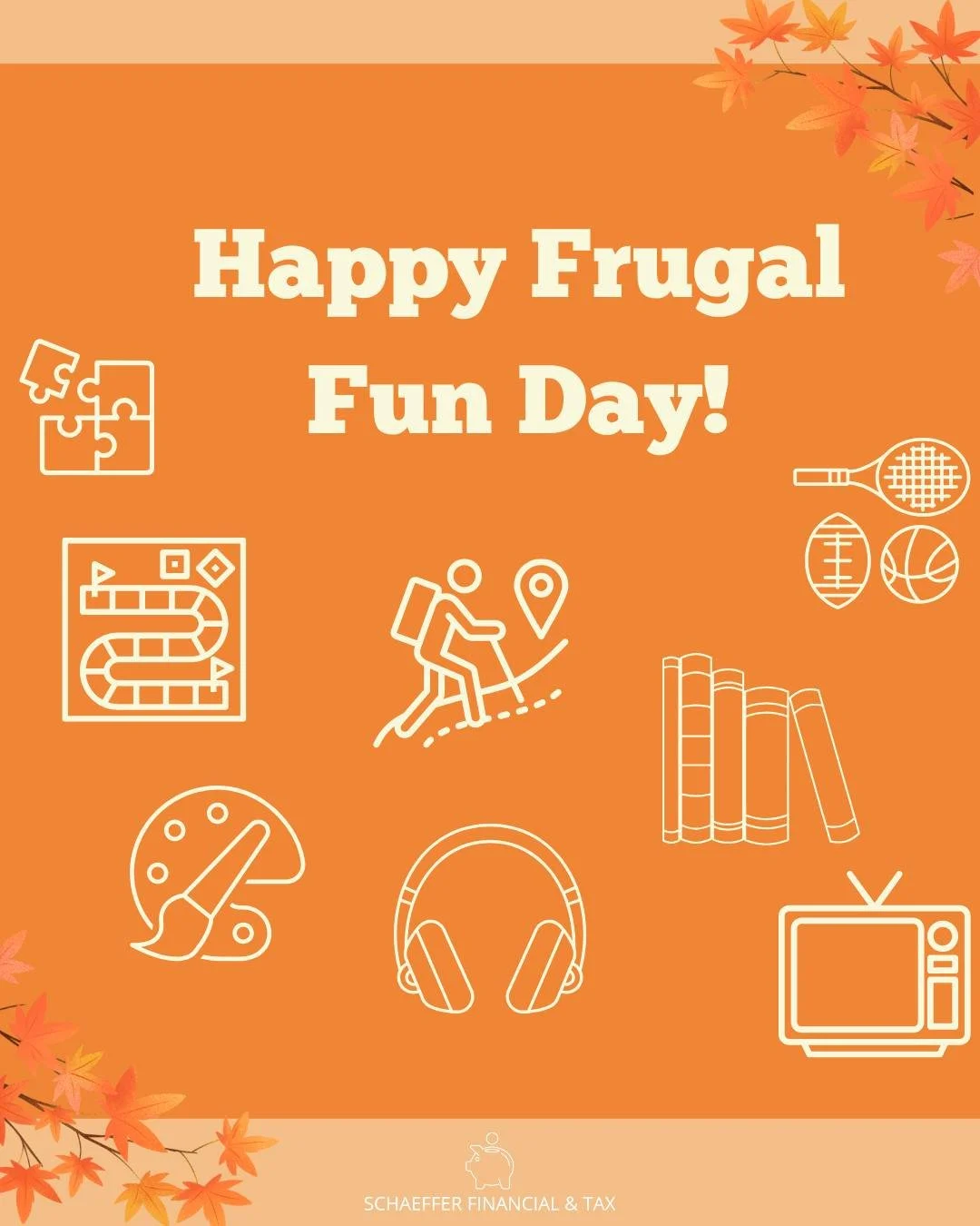 Use this day to do something fun without spending much money!

Frugality - being mindful of your spending; focusing on your values, while saving where you can.

#frugalfun #frugal #personalfinance #nationalday