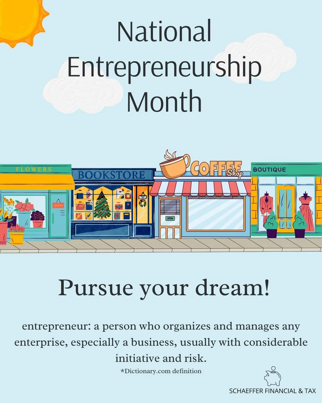 Do you have a dream of baking for a living?  Cutting grass?  Writing?  Selling books?  Owning a cafe?  Whatever it is, I encourage you to make it happen!  Pursuing your dream job is exciting, it gives you energy, and provides you with a sense fulfill
