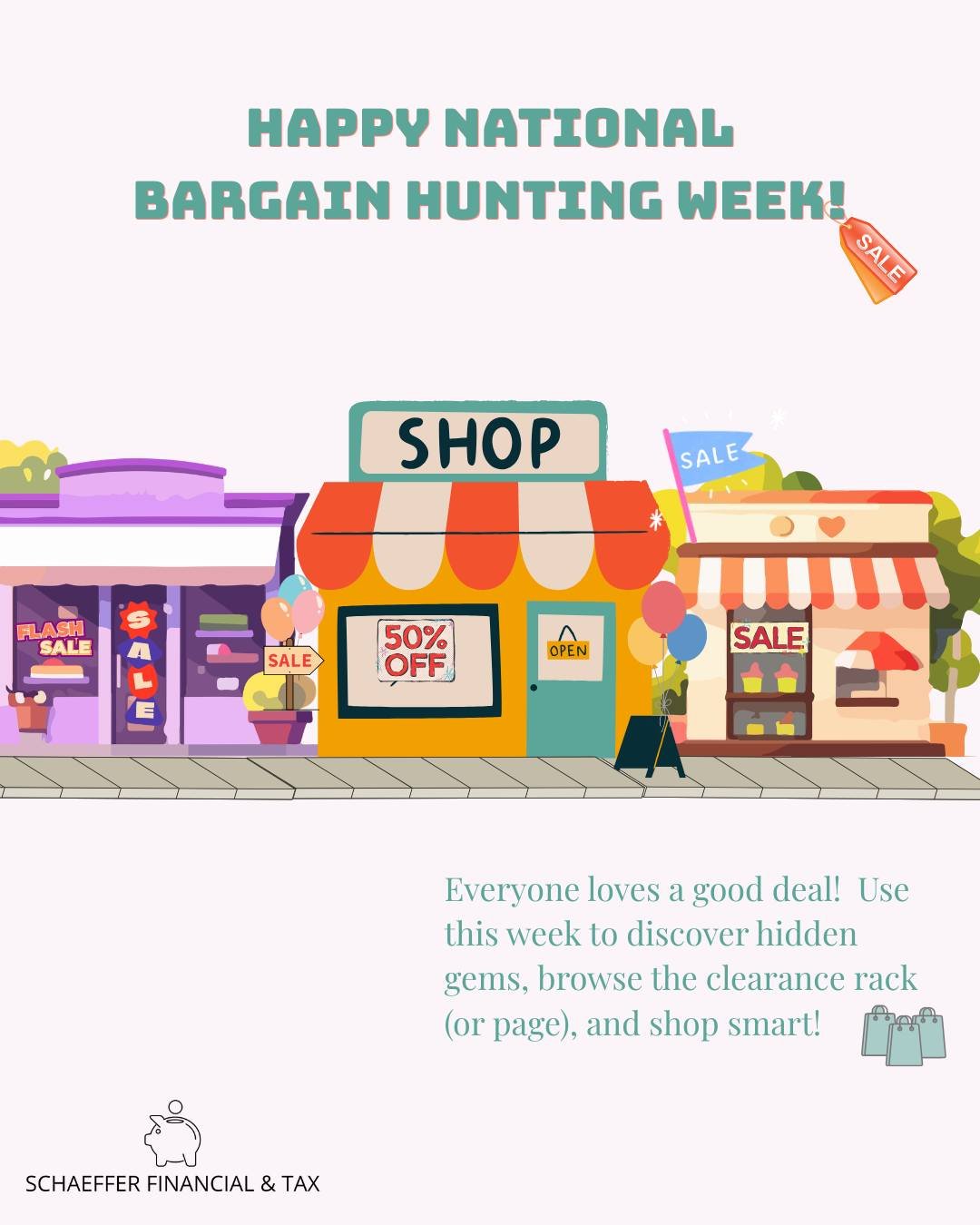#bargainhuntingweek #personalfinance #financialplanning #nationalday #bargains