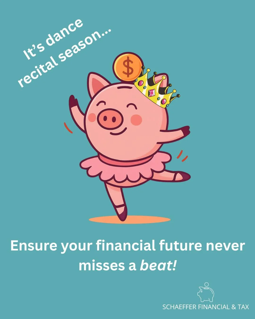 It's dance recital season.  Call me to ensure your financial future never misses a beat! 

#dancerecital #dancerecitalseason #dance #personalfinance #FinancialFuture