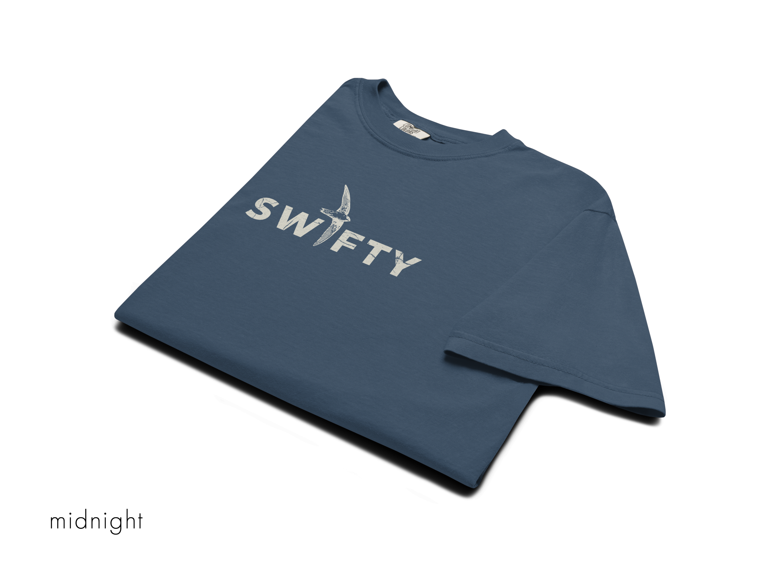 CHIRP COMPANY_SWIFTY_unisex-garment-dyed-heavyweight-t-shirt-midnight-front-6939e75cdb689.png