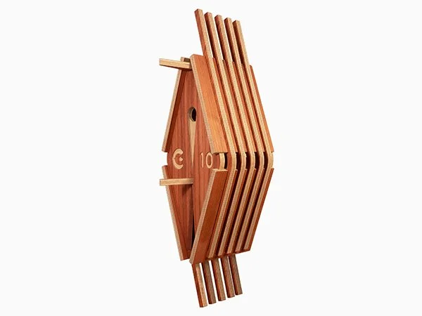 CHIRP BIRDHOUSES - CALATRAVA 2-MAHOGANY.jpg