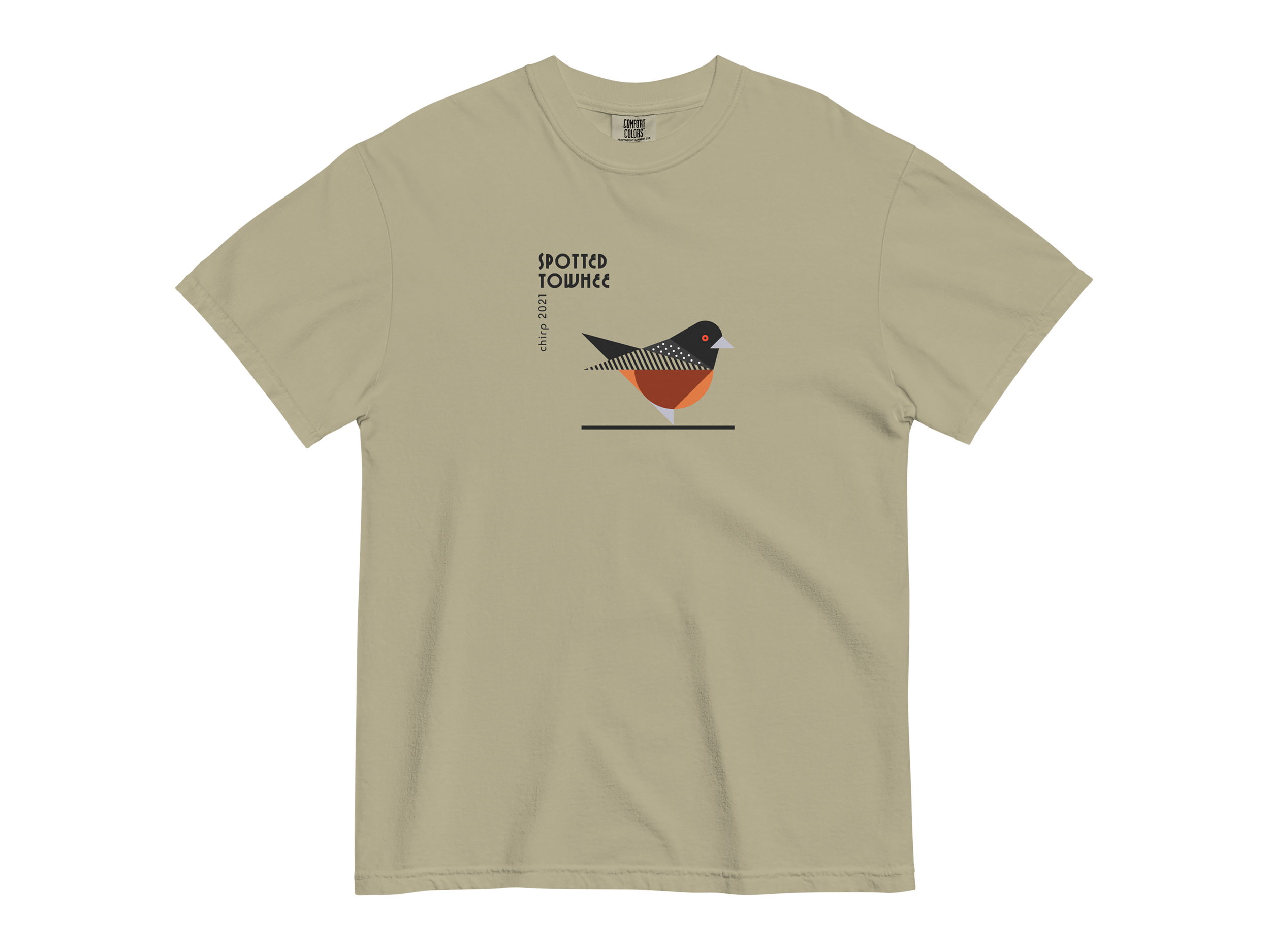 chirp company_towhee_unisex-garment-dyed-heavyweight-t-shirt-khaki-front-691b51ef1441c.png