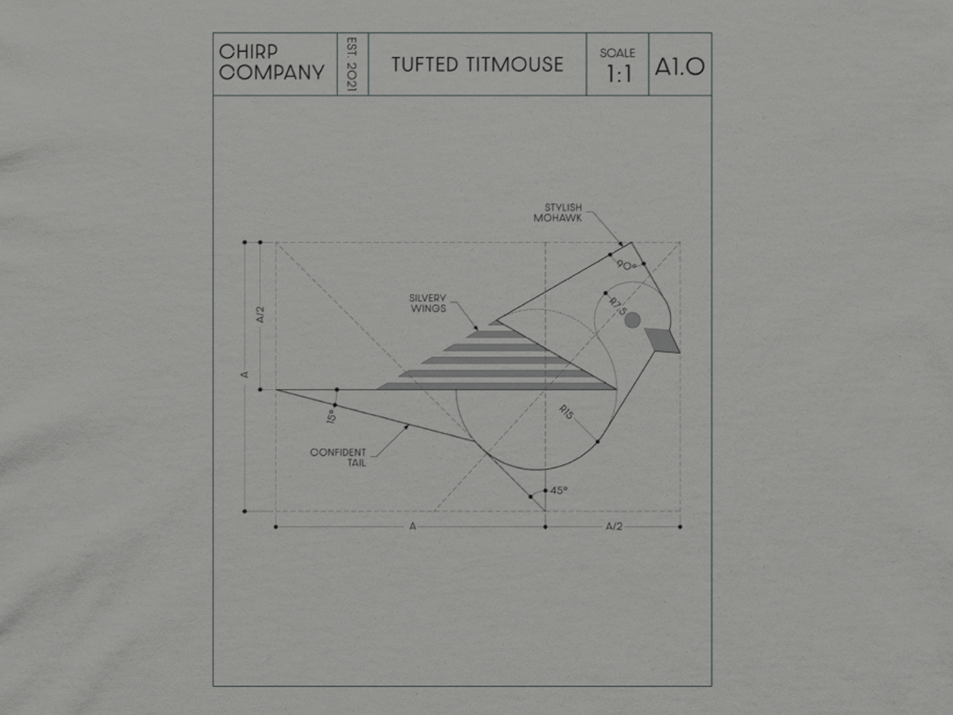 CHIRP COMPANY_unisex-garment-dyed-heavyweight-long-sleeve-shirt-grey-front-DETAIL.png