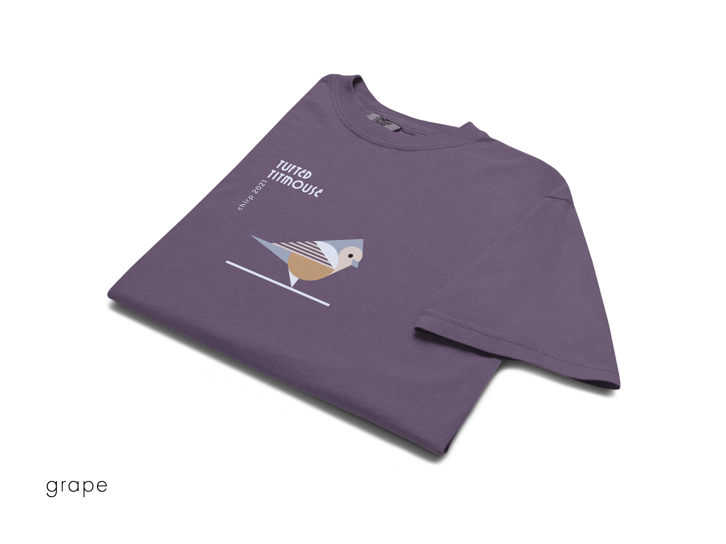 chirp company_unisex-garment-dyed-heavyweight-t-shirt-grape-front-691d2b1e5417c.png