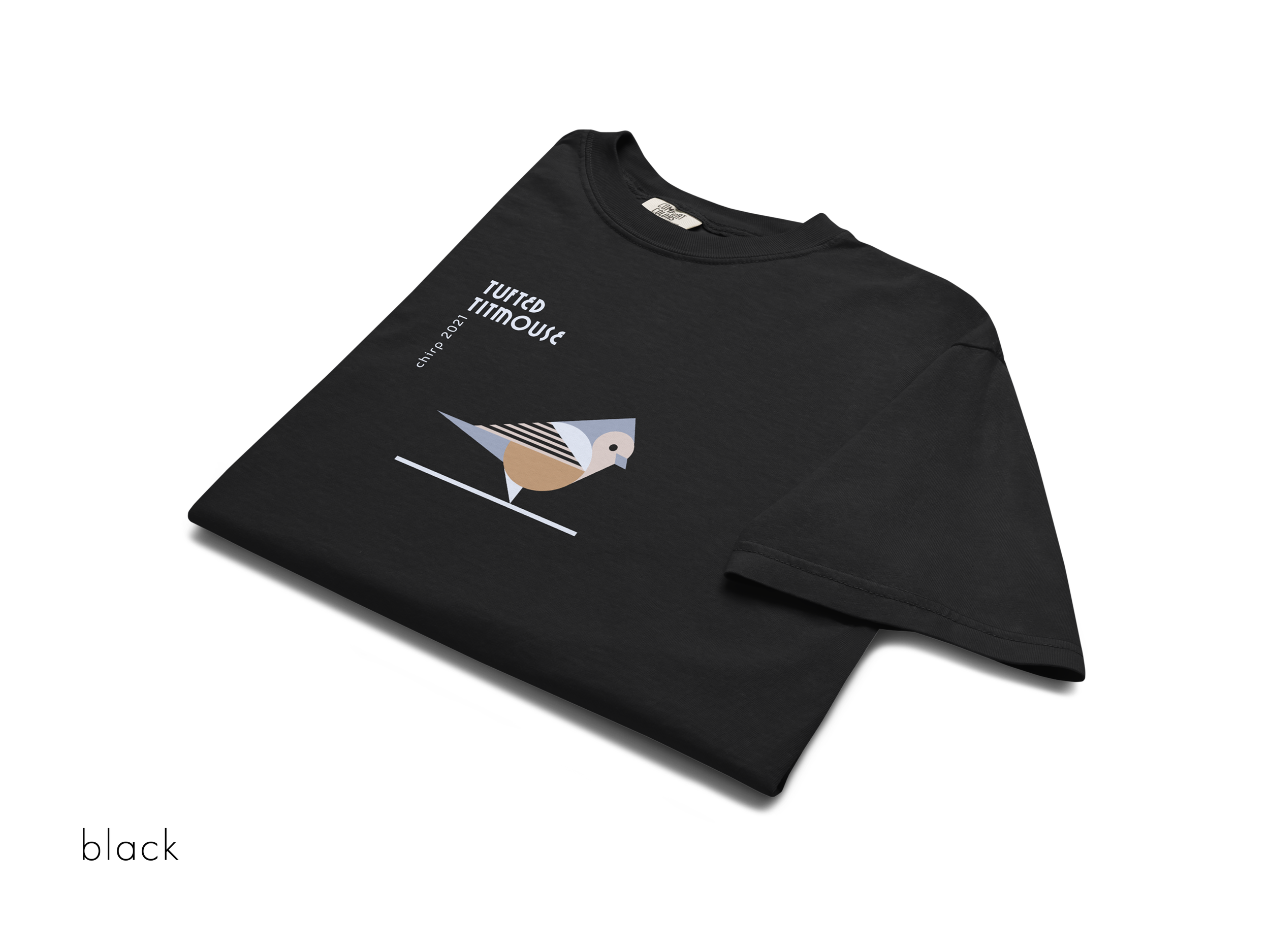 chirp company_unisex-garment-dyed-heavyweight-t-shirt-black-front-691d2b1e53f62.png