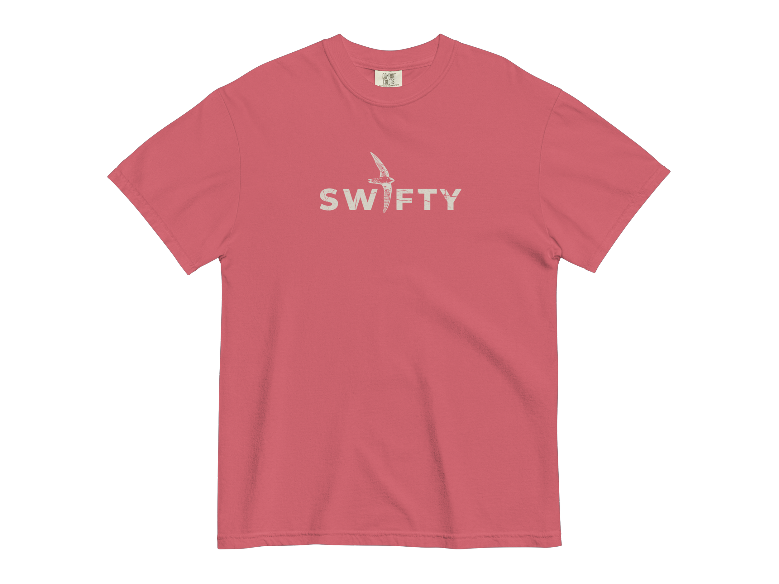 CHIRP COMPANY_SWIFTY_unisex-garment-dyed-heavyweight-t-shirt-watermelon-front-6939e75cdaf79.png