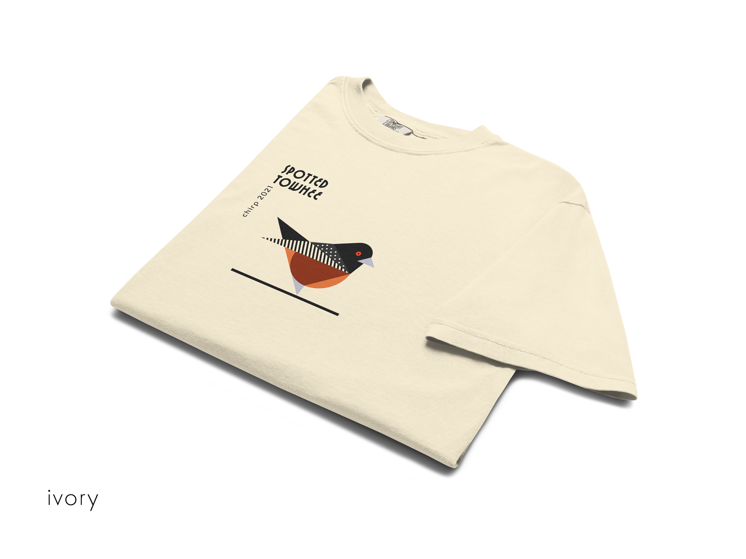 chirp company_unisex-garment-dyed-heavyweight-t-shirt-ivory-front-691d2c4e66f7b.png