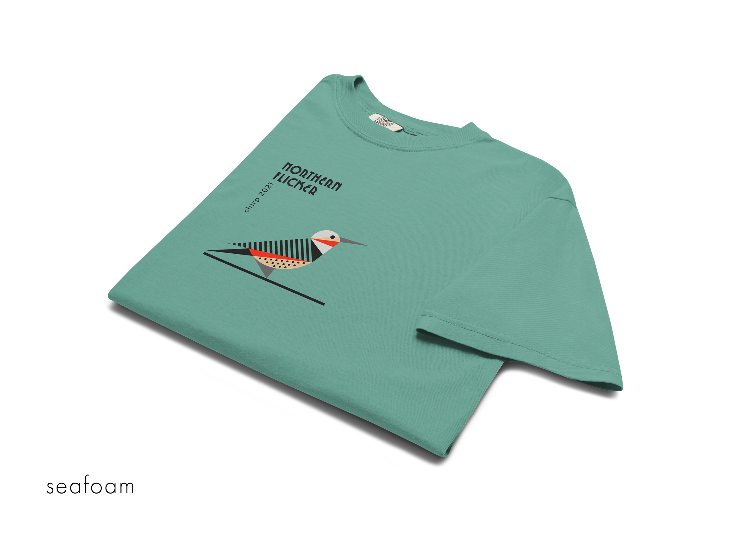 chirp company_unisex-garment-dyed-heavyweight-t-shirt-seafoam-front-691d289dabf0e.png