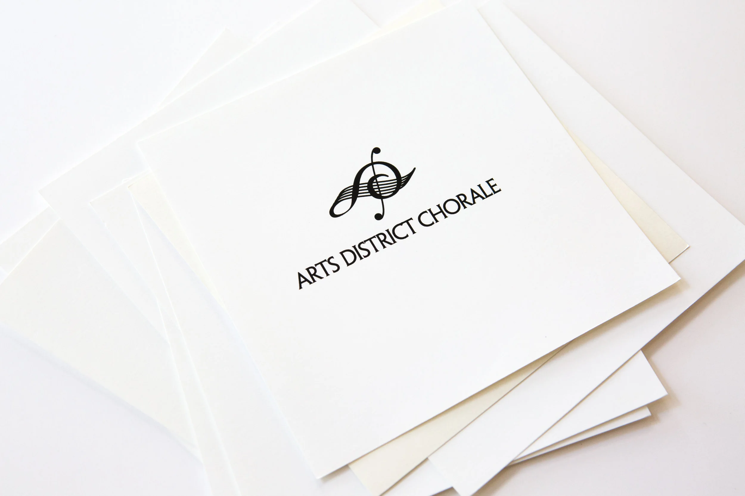 Arts District Chorale Logo Design