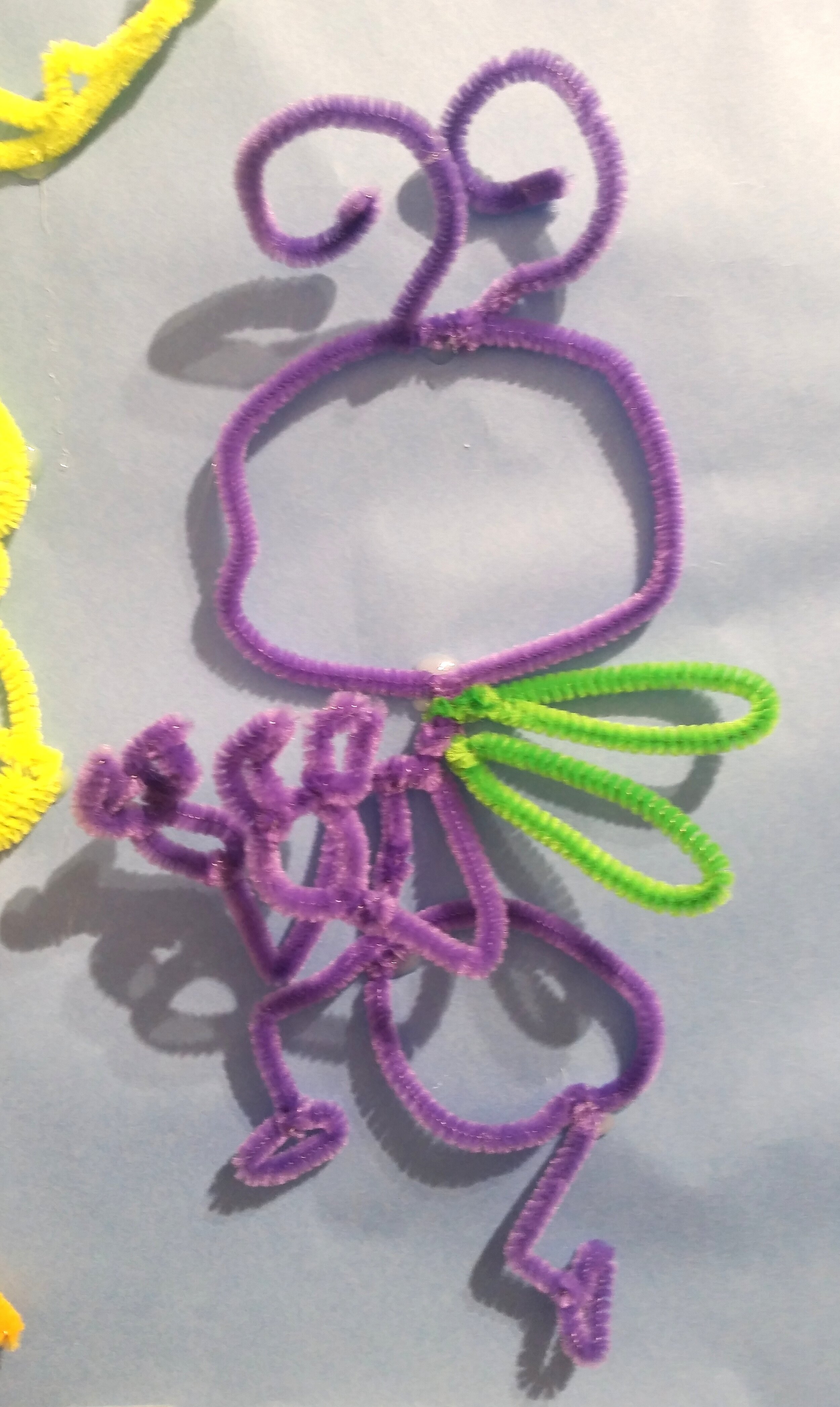 Colin Samuel_A Bug's Life_Pipe Cleaners and Wire on Paper_detail_2.jpg