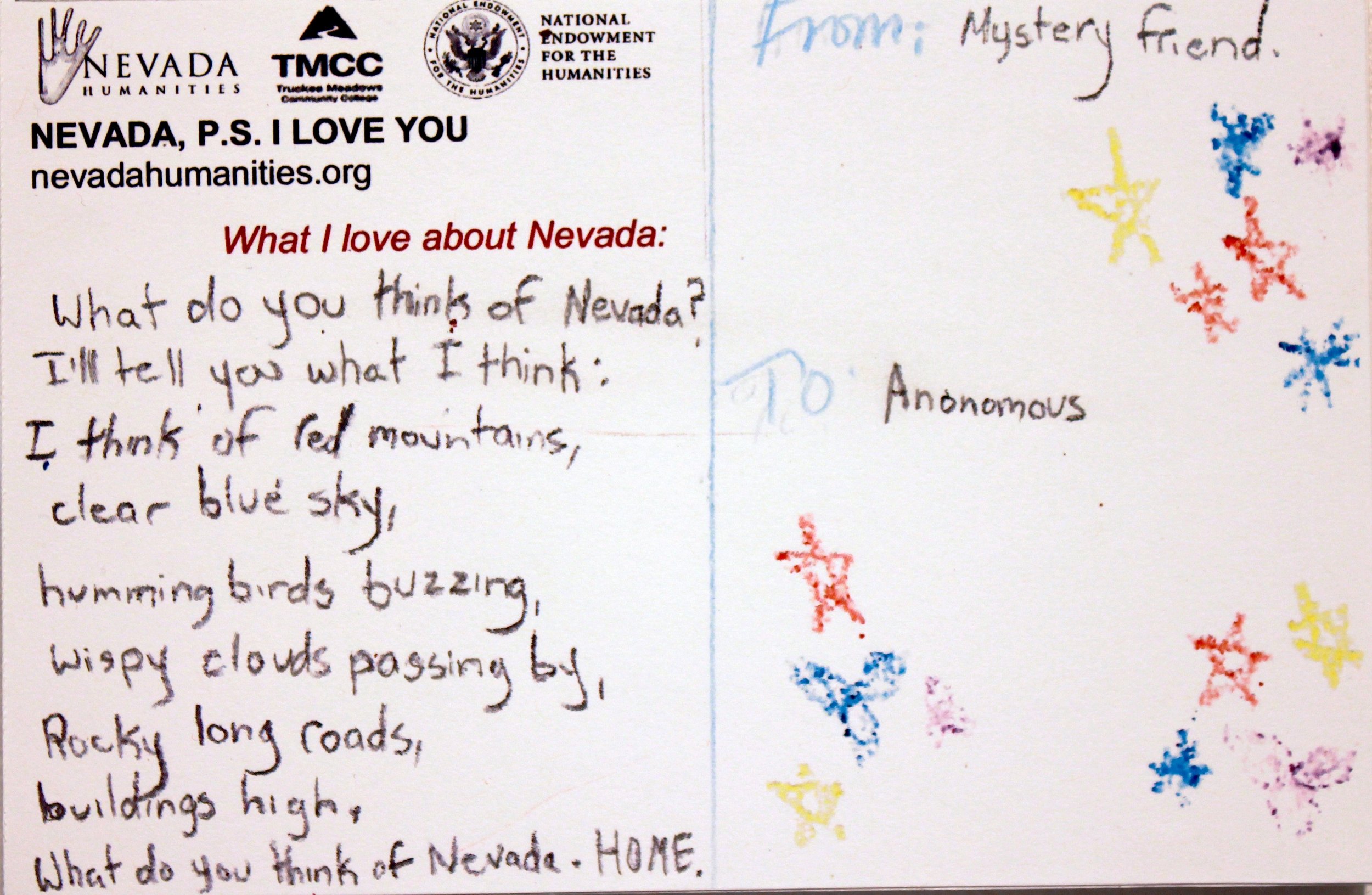 19_Nevada P.S. I Love You_postcard back message.jpg