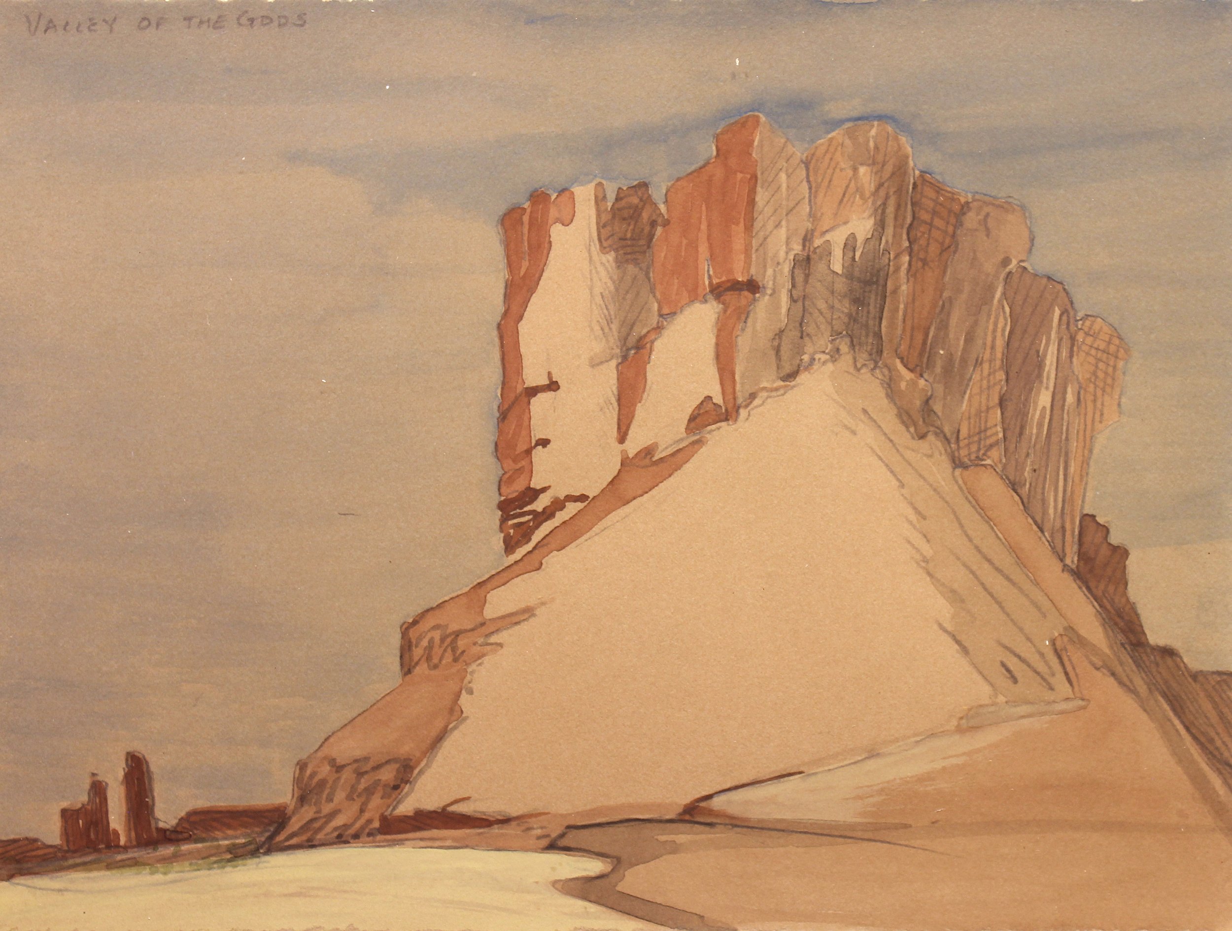Watercolors of the Colorado: Valley of the Gods