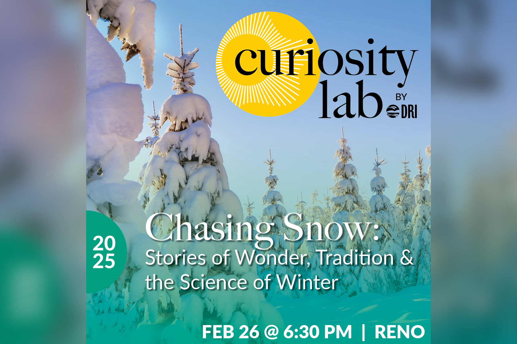 {Partner Event} Chasing Snow – Stories of Wonder, Tradition, and the Science of Winter